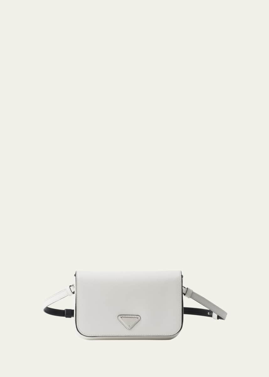 Prada Men's Saffiano Leather Travel Crossbody Bag