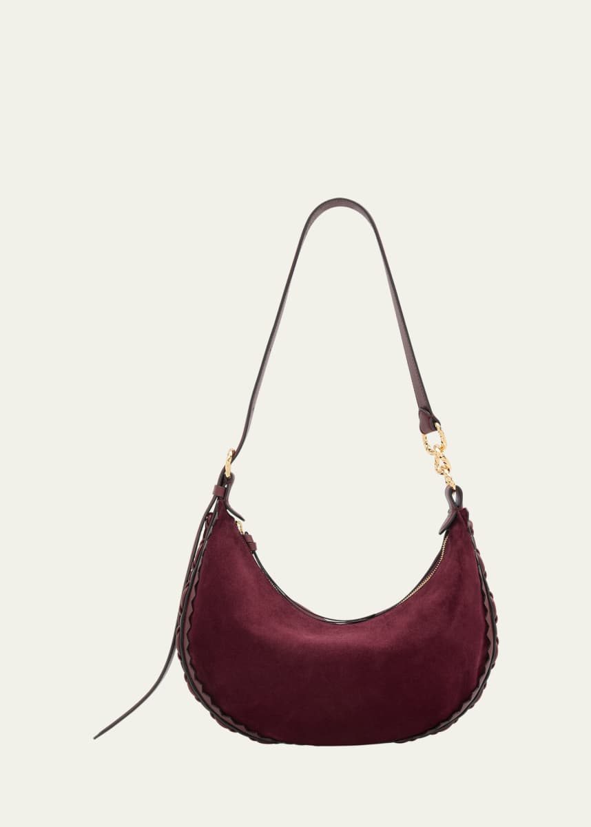 Ulla Johnson Twyla Small Suede Hobo Bag