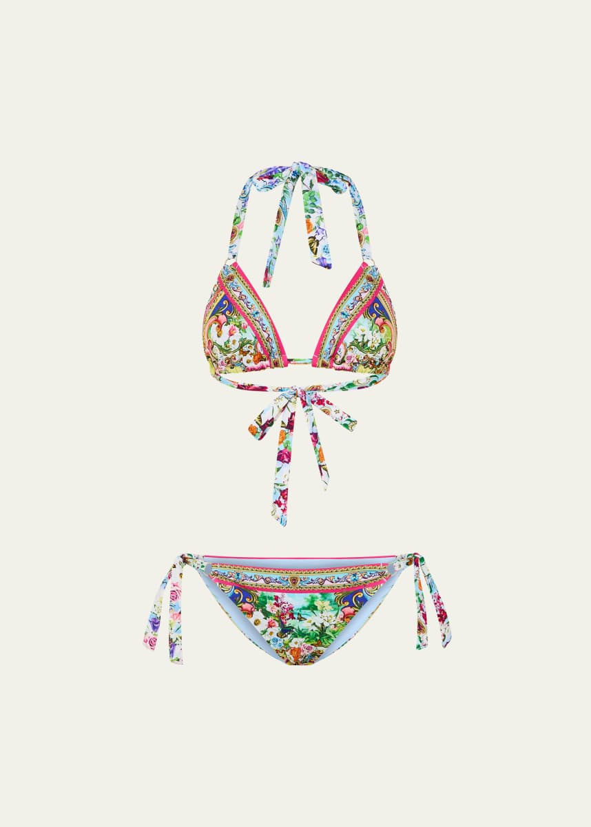 Camilla Spirit of Santa Maria Soft Tie Triangle Two-Piece Swimsuit
