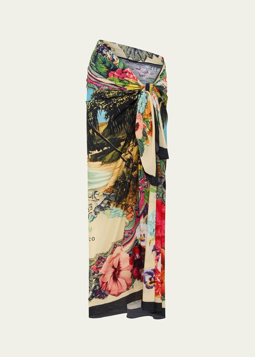 Camilla Bathing Bombshell Long Sarong Coverup
