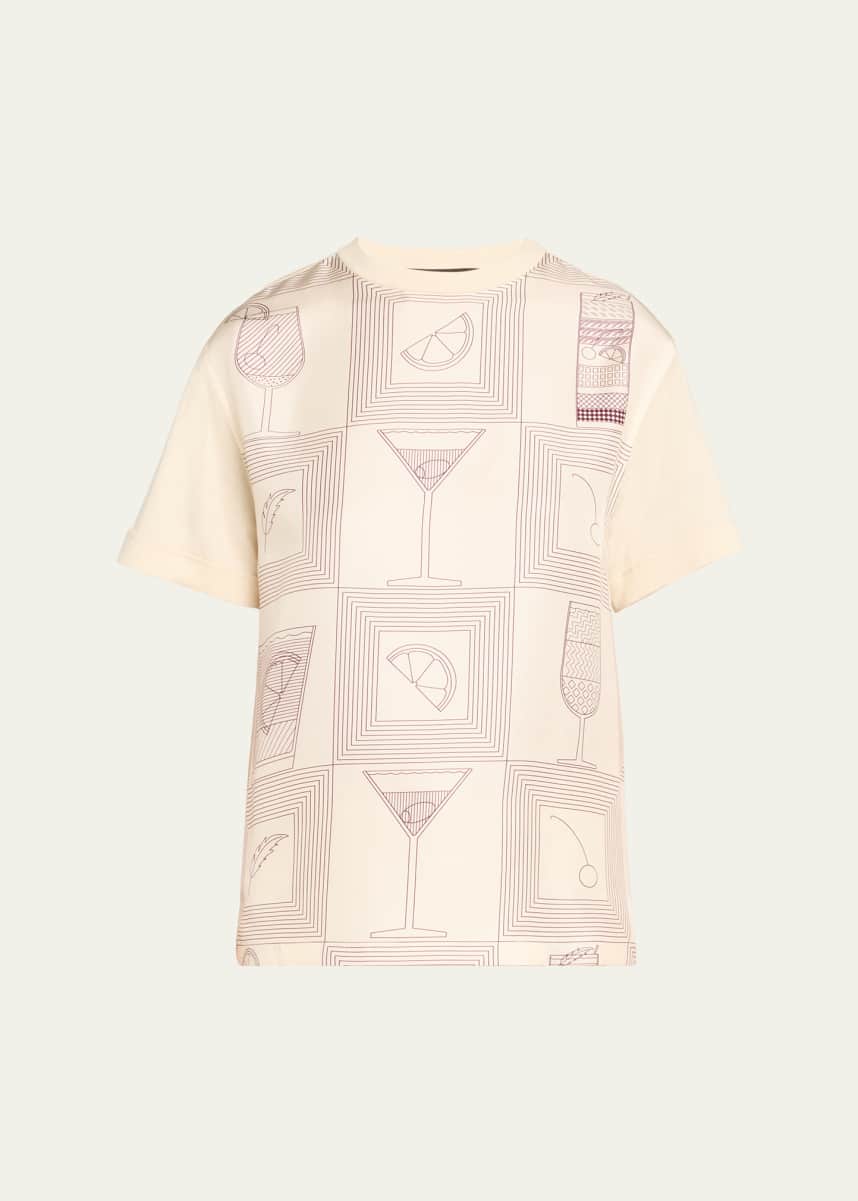 Loro Piana Mazzorbo Short-Sleeve Silk Cotton T-Shirt