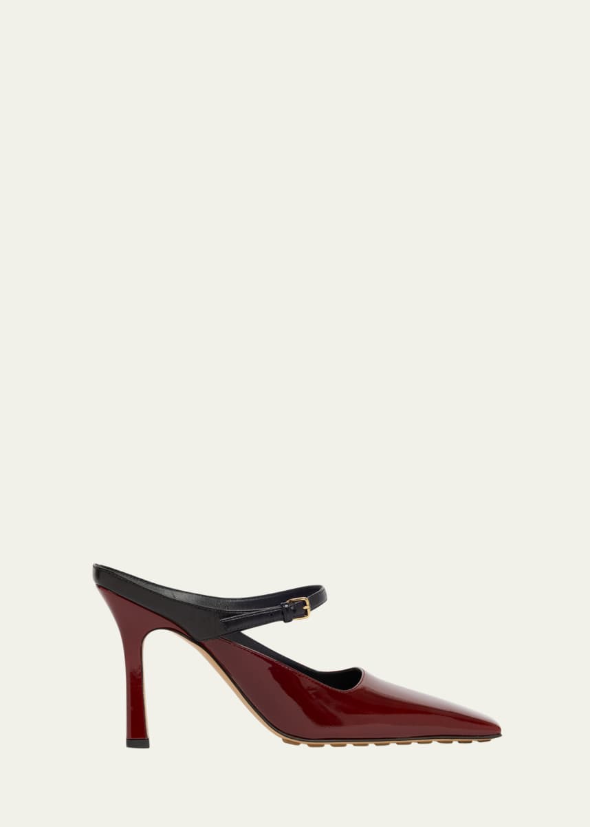 Bottega Veneta Patent Leather Mary Jane Pumps