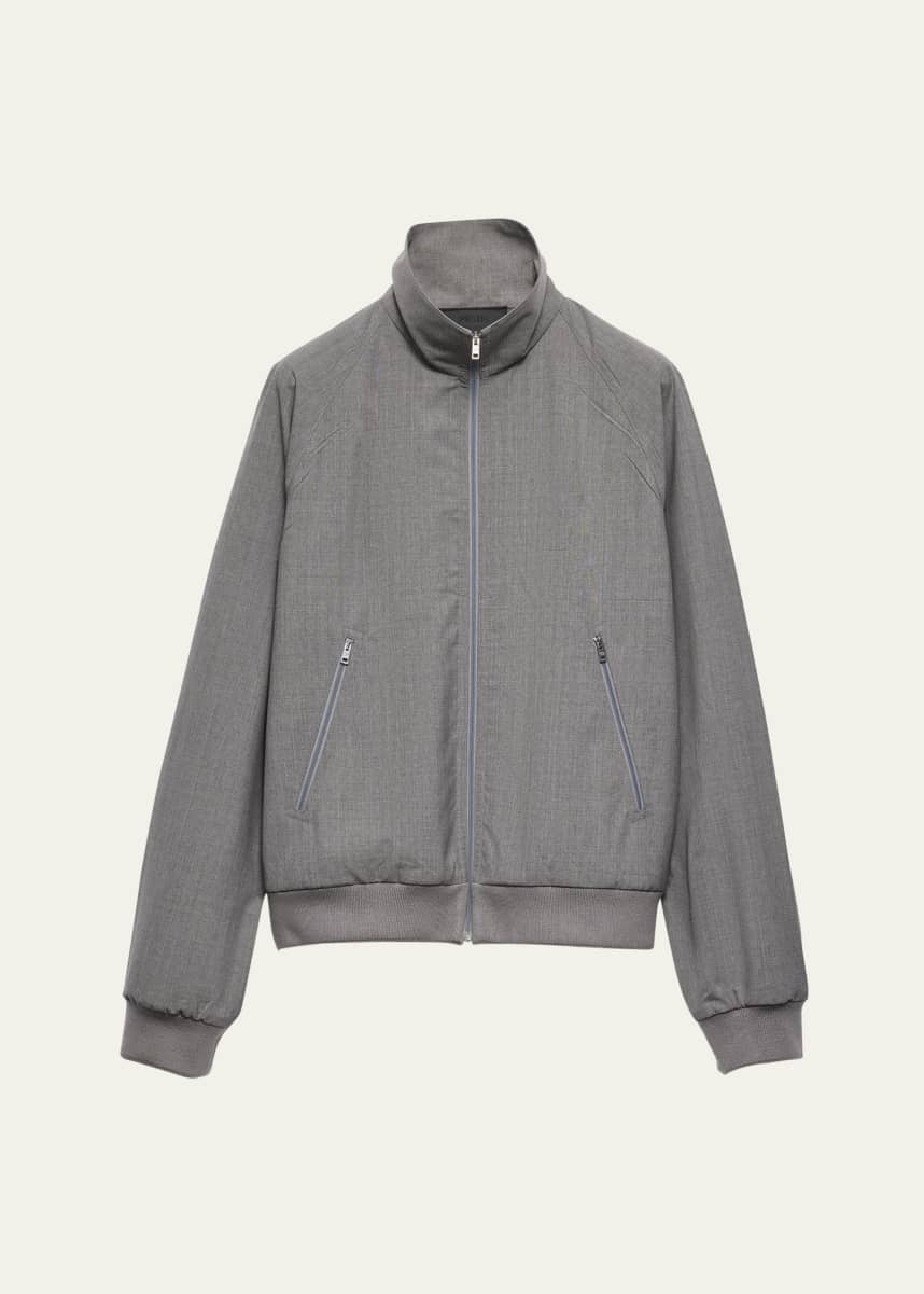 Prada Men's Wool Zip-Front Jacket