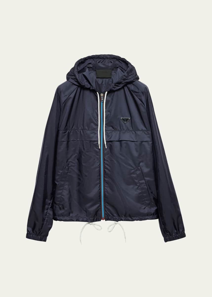 Prada Men's Re-Nylon Hooded Jacket