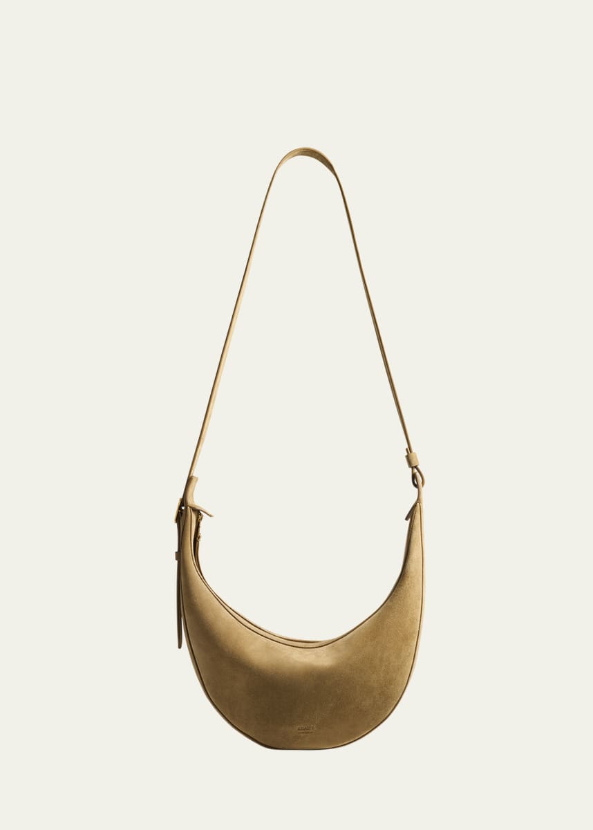 Khaite Augustina Small Suede Crossbody Bag
