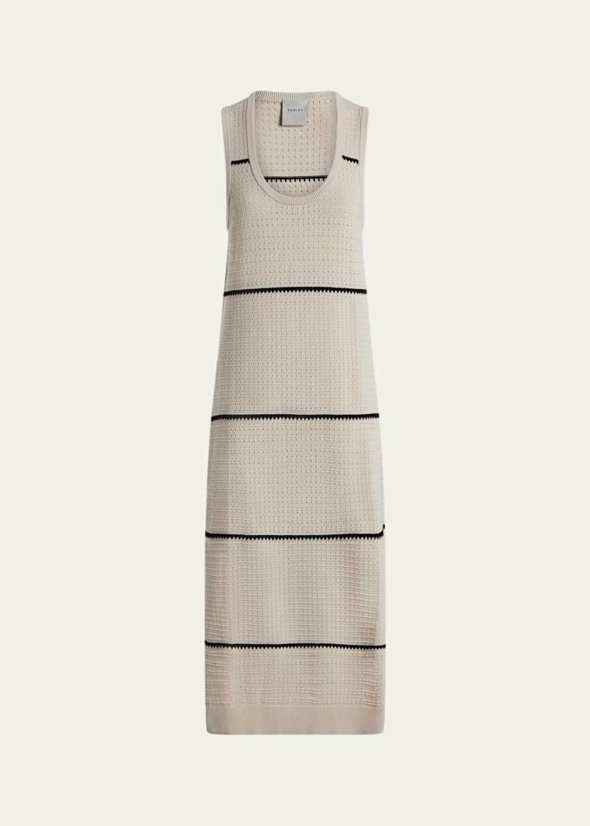 Varley Scott Scoop-Neck Midi Dress