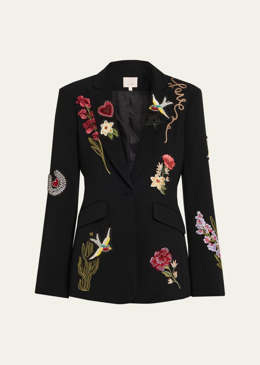 Cinq a Sept Cheyenne Embroidered Western Amour Blazer