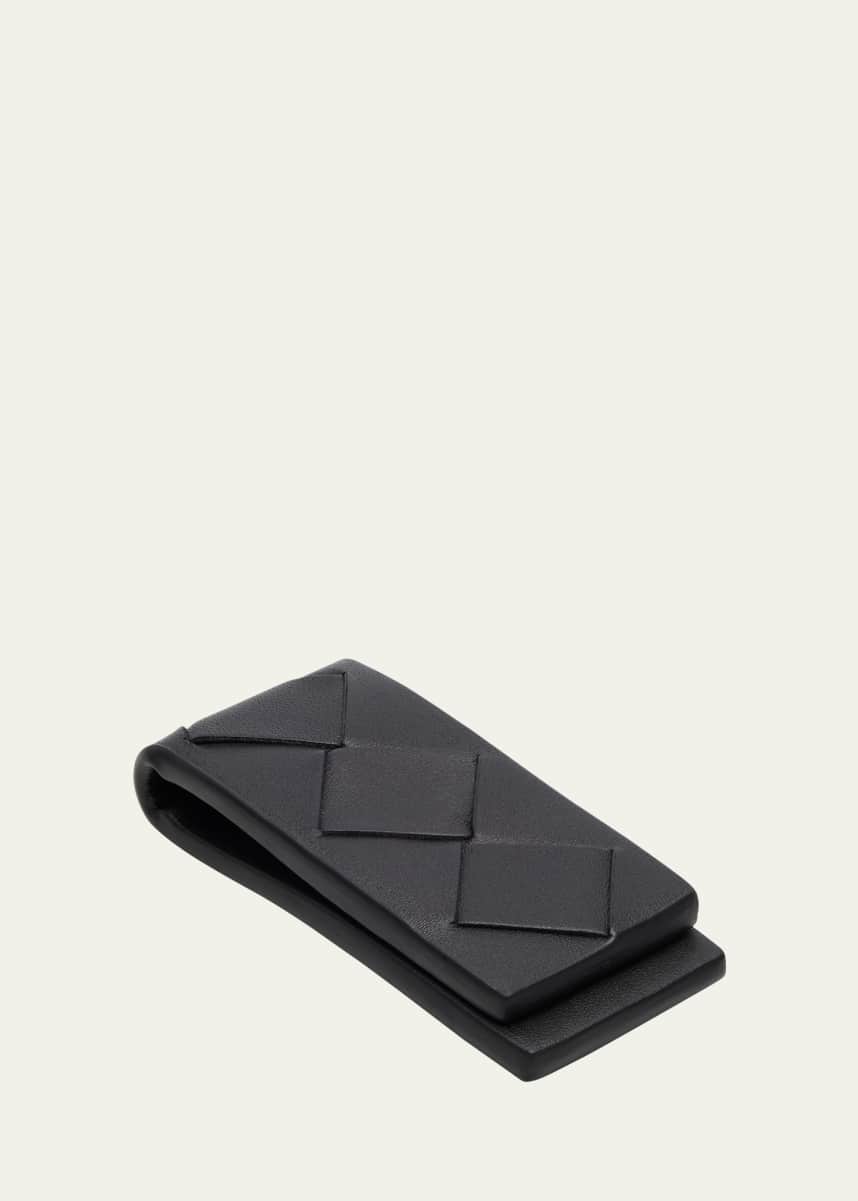 Bottega Veneta Men's Intrecciato Leather Money Clip - Bergdorf Goodman