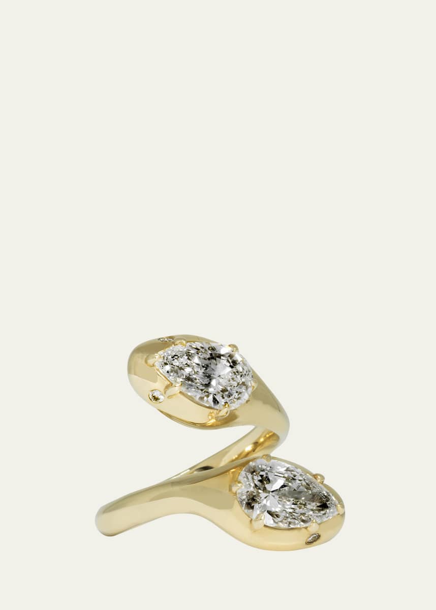 Dara Kaye Serpent Double-Headed Statement Ring
