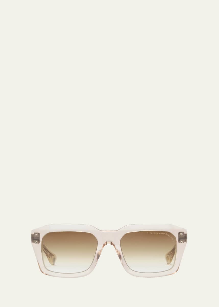 Dita Men's Grandmaster Nine Acetate Rectangle Sunglasses