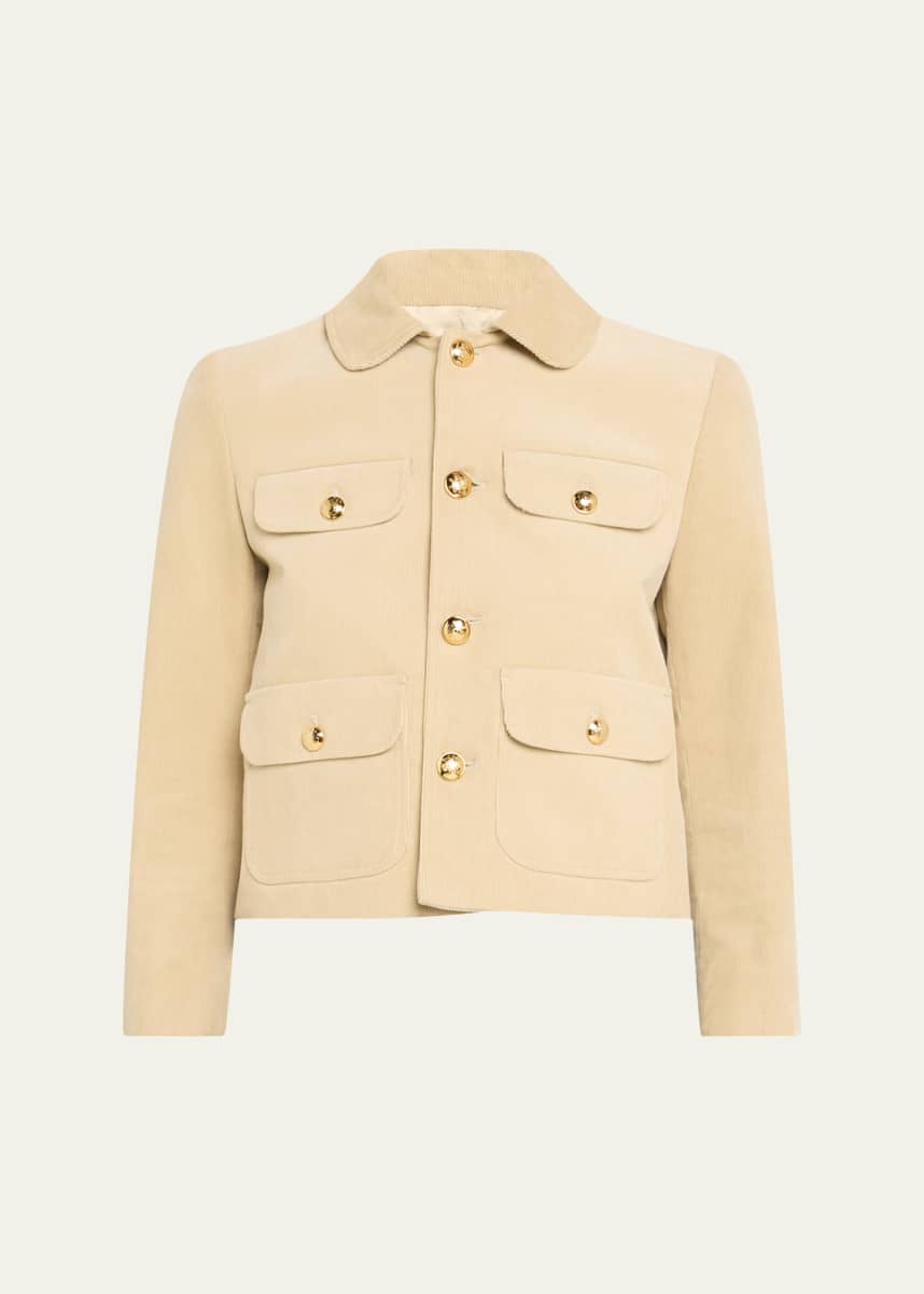 Nili Lotan Chamonix Corduroy Short Jacket