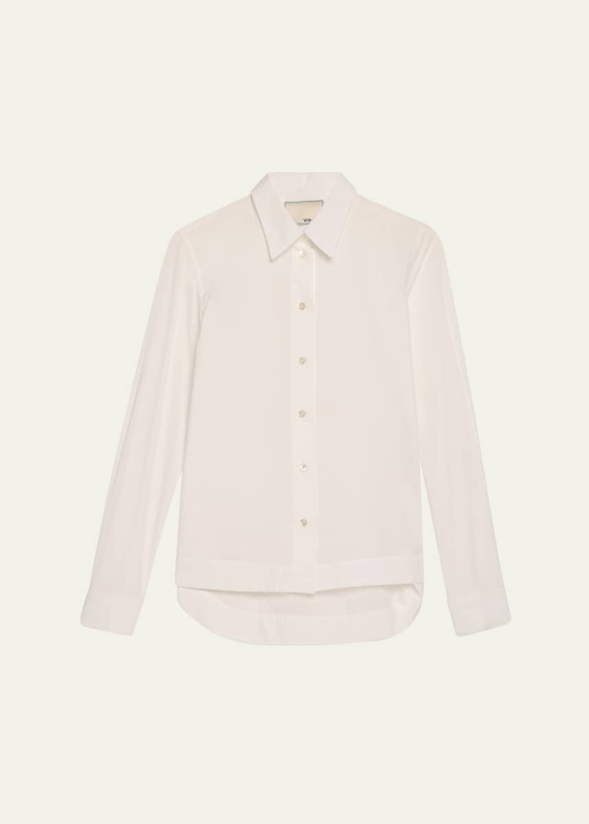 WE-AR4 Cropped Collared Shirt