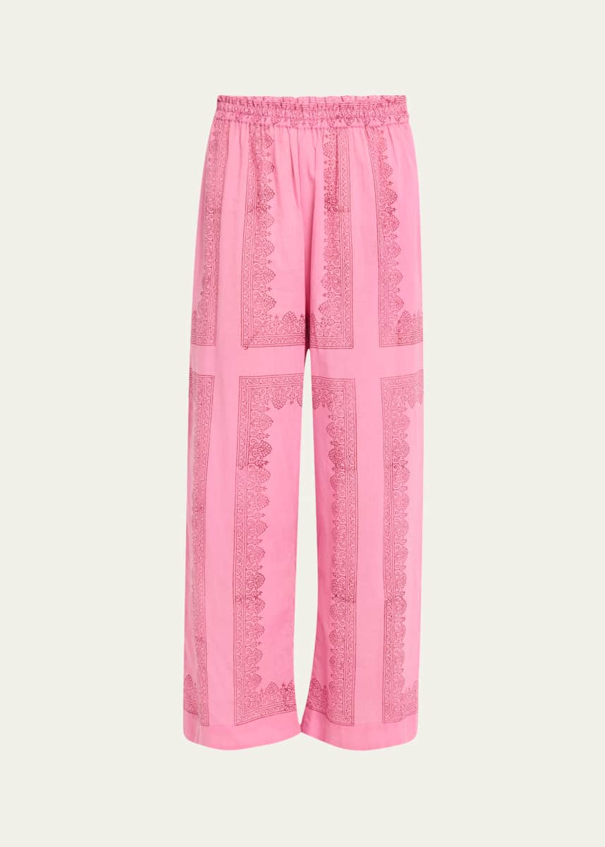 Alix of Bohemia Otto Fuchsia Tile Pants