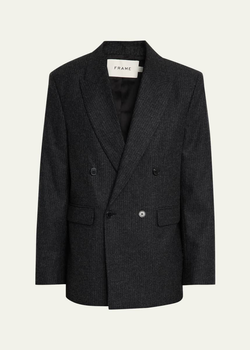 FRAME Men's Pinstripe Wool Blazer