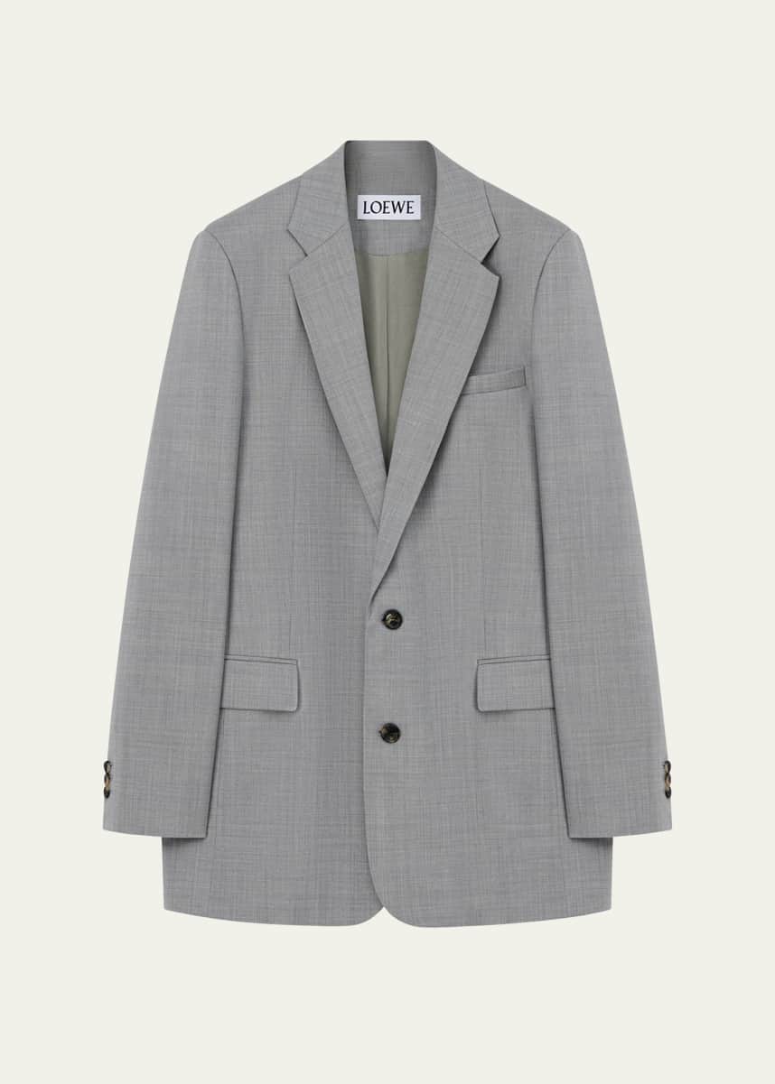 Loewe Men's Loose-Fit Lightweight Wool Sport Coat