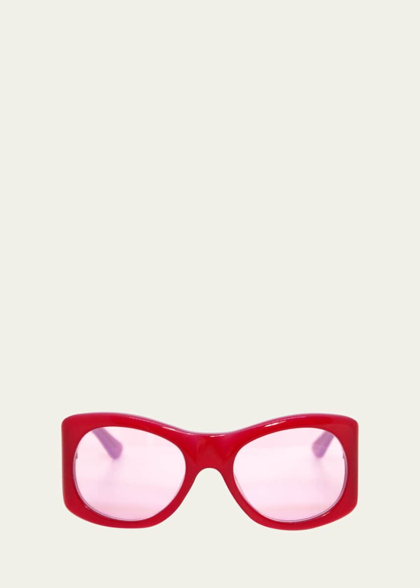 Selima Optique x Zankov Aleksandr Square Acetate Sunglasses