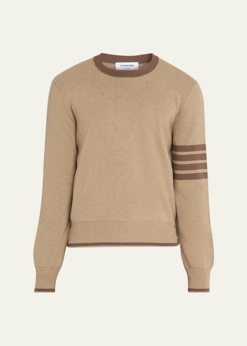 Thom Browne Men's 4-Bar Crewneck Sweater