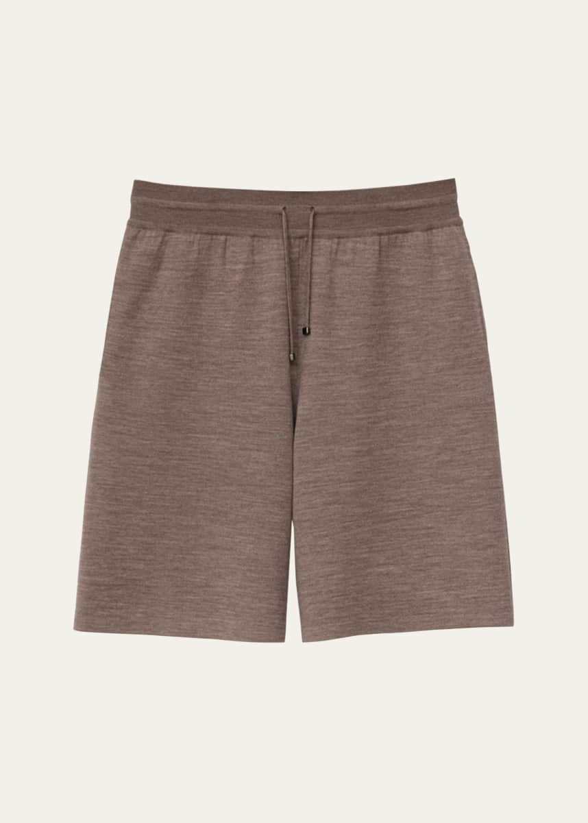Iris Von Arnim Men's Davao Wool Drawstring Shorts
