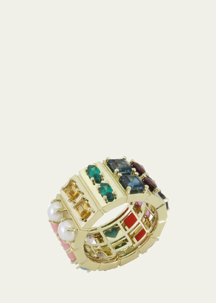 TYPE JEWELRY L'ego Spin Cigar Band with Gemstones