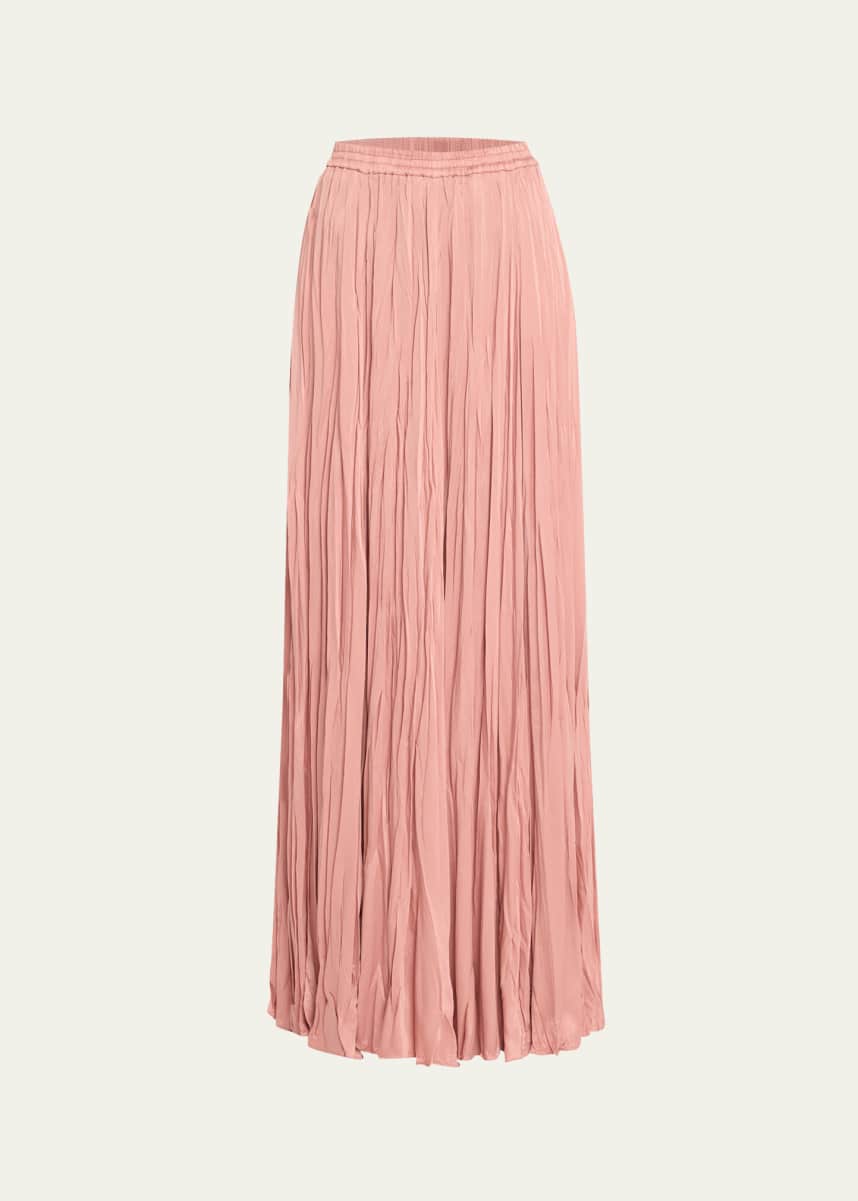 Michael Kors Collection Jamison Crushed Maxi Skirt