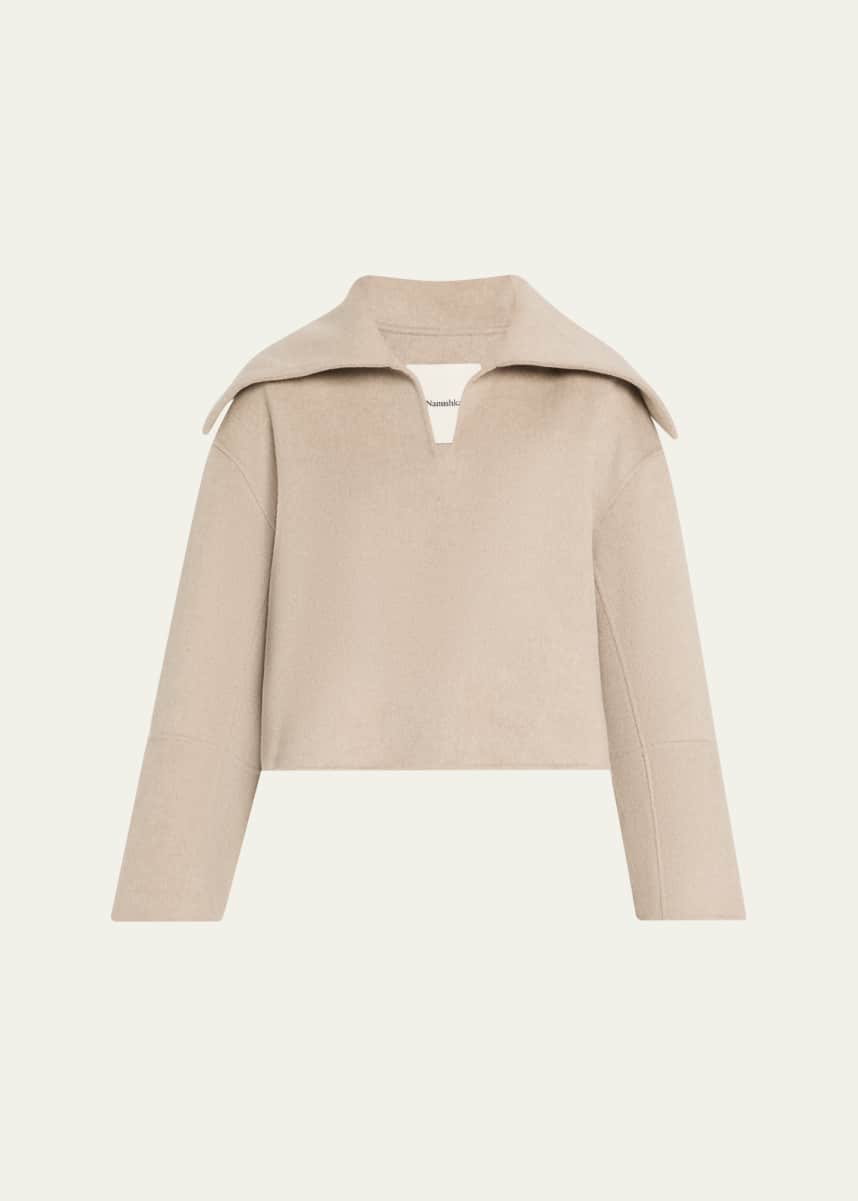 Nanushka Maxe Wool-Silk Pullover