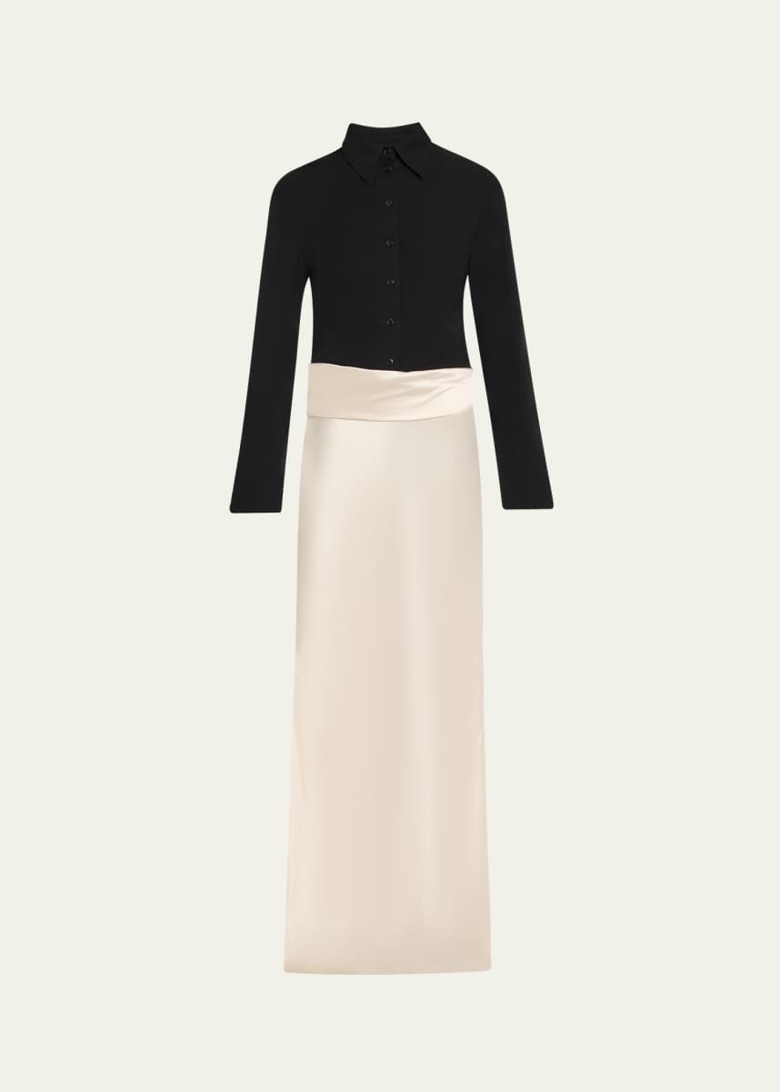 Nanushka Scylla Combo Shirtdress