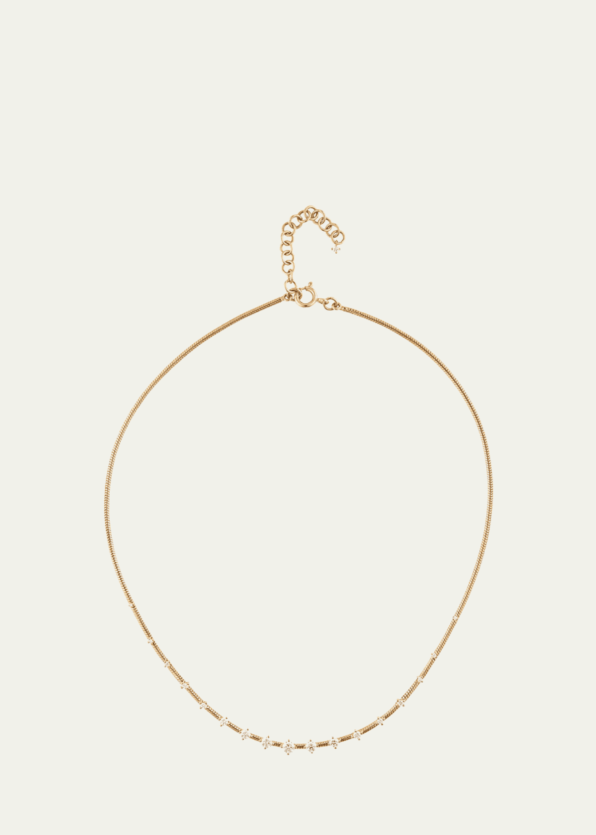 Fernando Jorge 18K Yellow Gold Diamonds On Chain Necklace