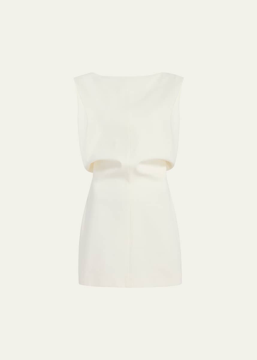 Khaite Toma Sleeveless Silk Mini Dress