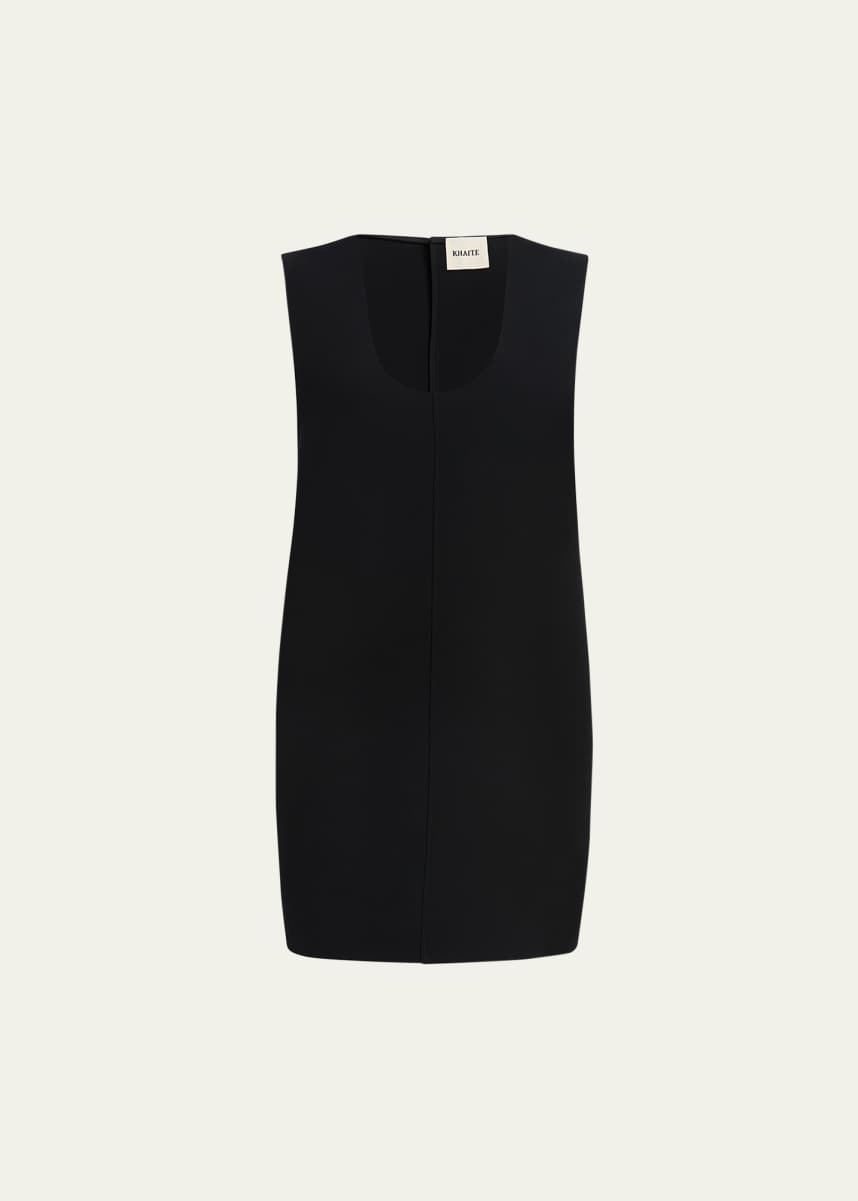 Khaite Nyona Scoop-Neck Sleeveless Mini Dress
