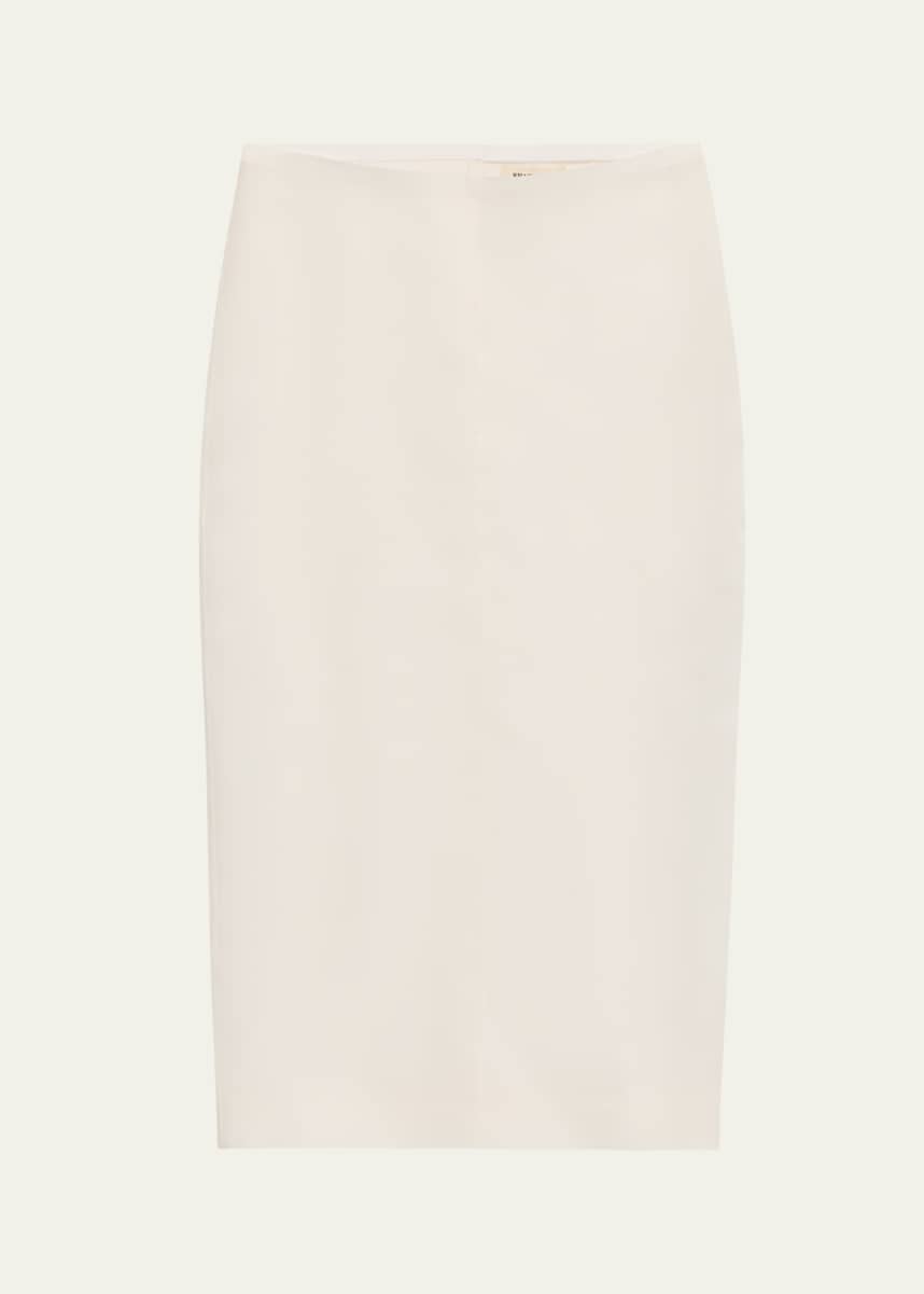 Khaite Lalisa Silk Midi Skirt