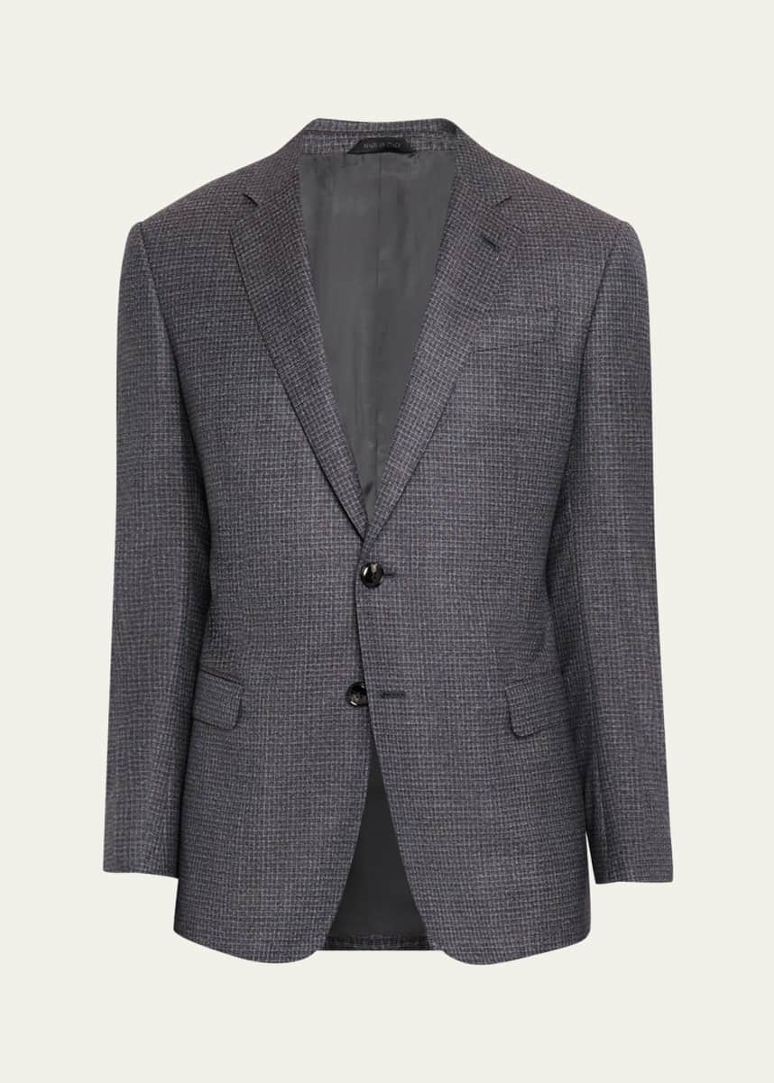 Giorgio Armani Men's Check-Textured G Line Sport Coat