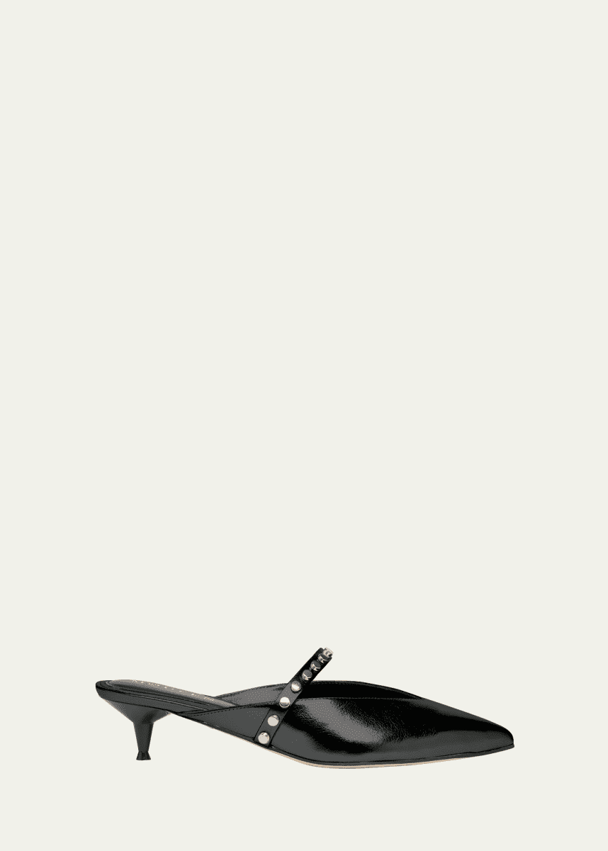 McQueen Studded Strap Mules
