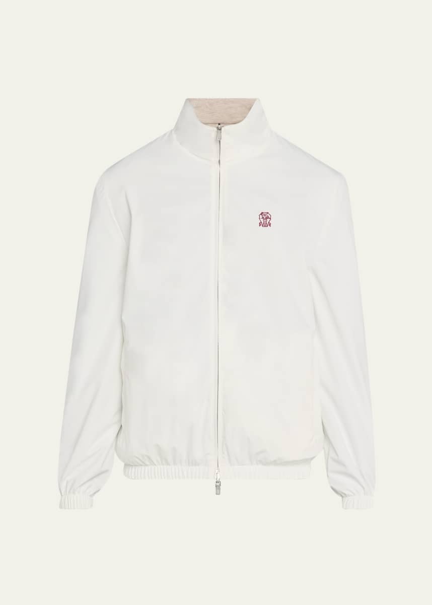 Brunello Cucinelli Men's Water-Resistant Zip-Front Jacket