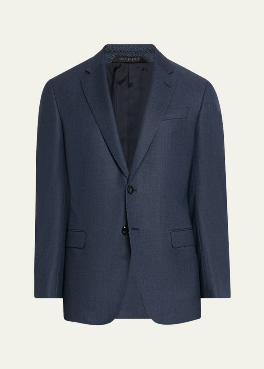 Emporio Armani Men's Wool and Cashmere Soft Two-Piece Suit