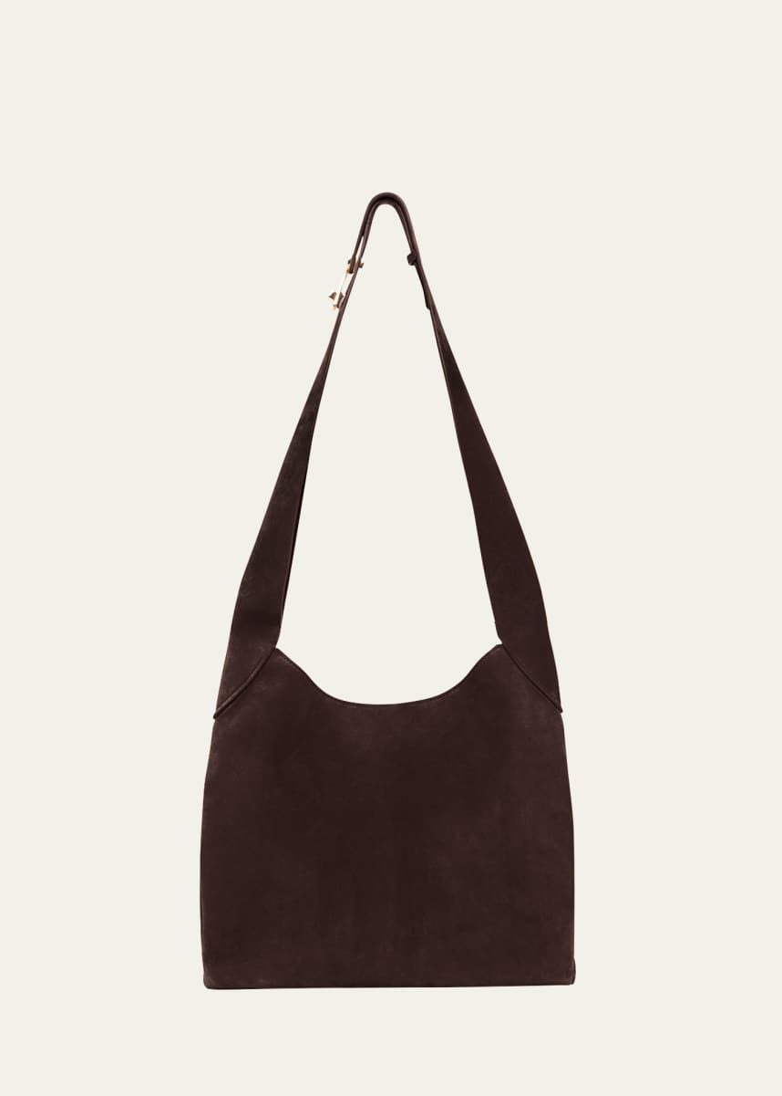 Gabriela Hearst Small Suede Hobo Bag