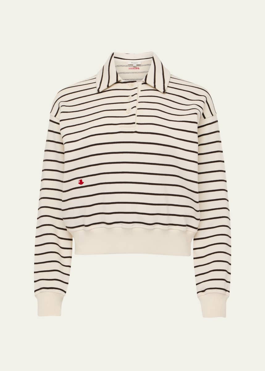 JW Anderson Stripe Polo Sweatshirt