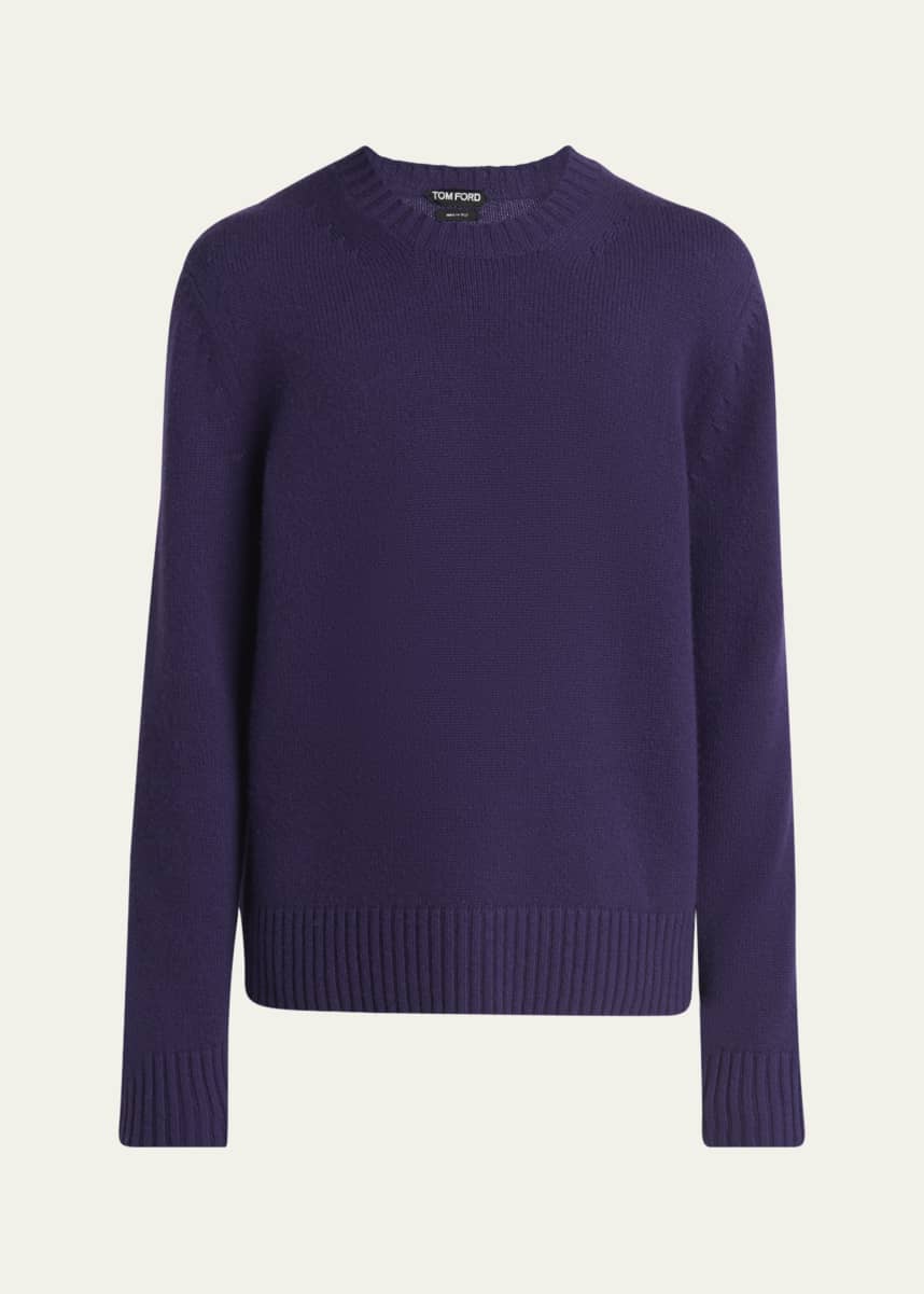 TOM FORD Men's 5 Gauge Cashmere Crewneck Sweater