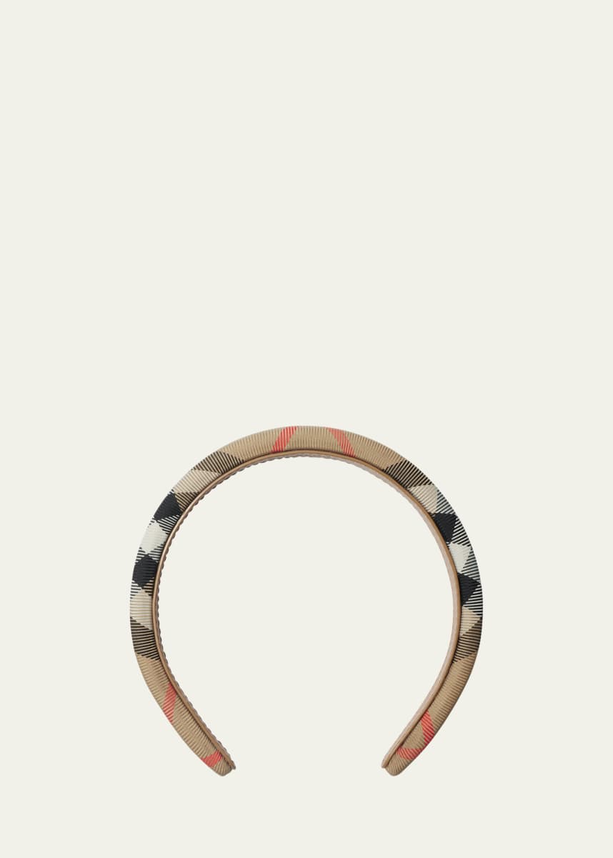Burberry Girl's Check Classic Headband
