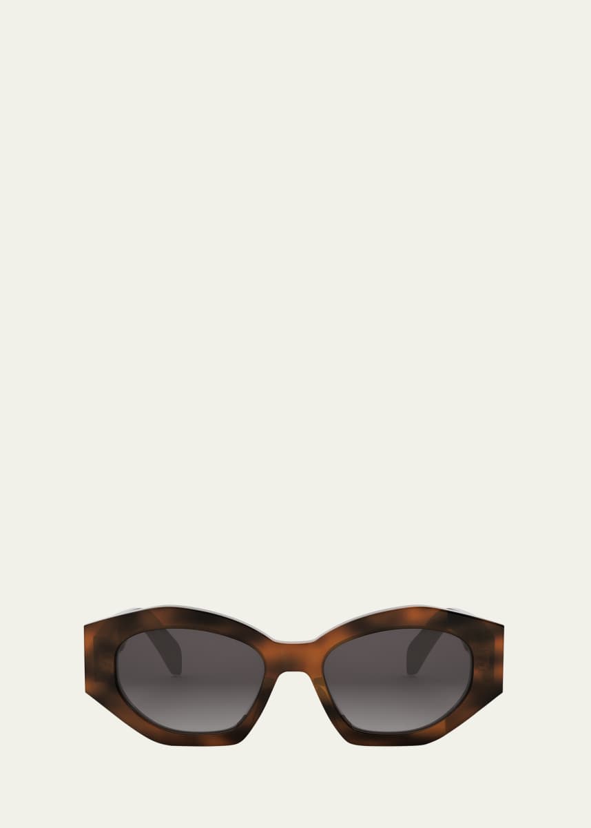 Celine Triomphe Acetate Oval Sunglasses