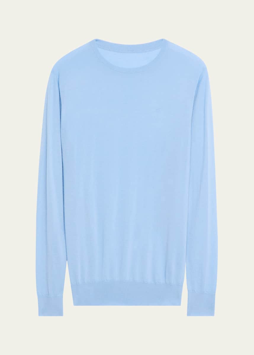 Anderson & Sheppard Men's Crewneck Cashmere Sweater