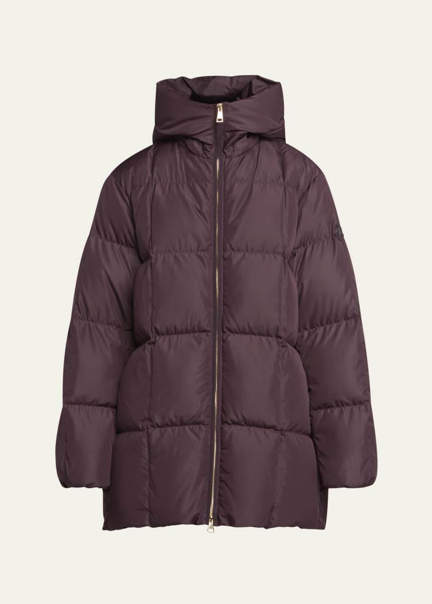 Moncler Darbon Oversized Hooded Down Jacket