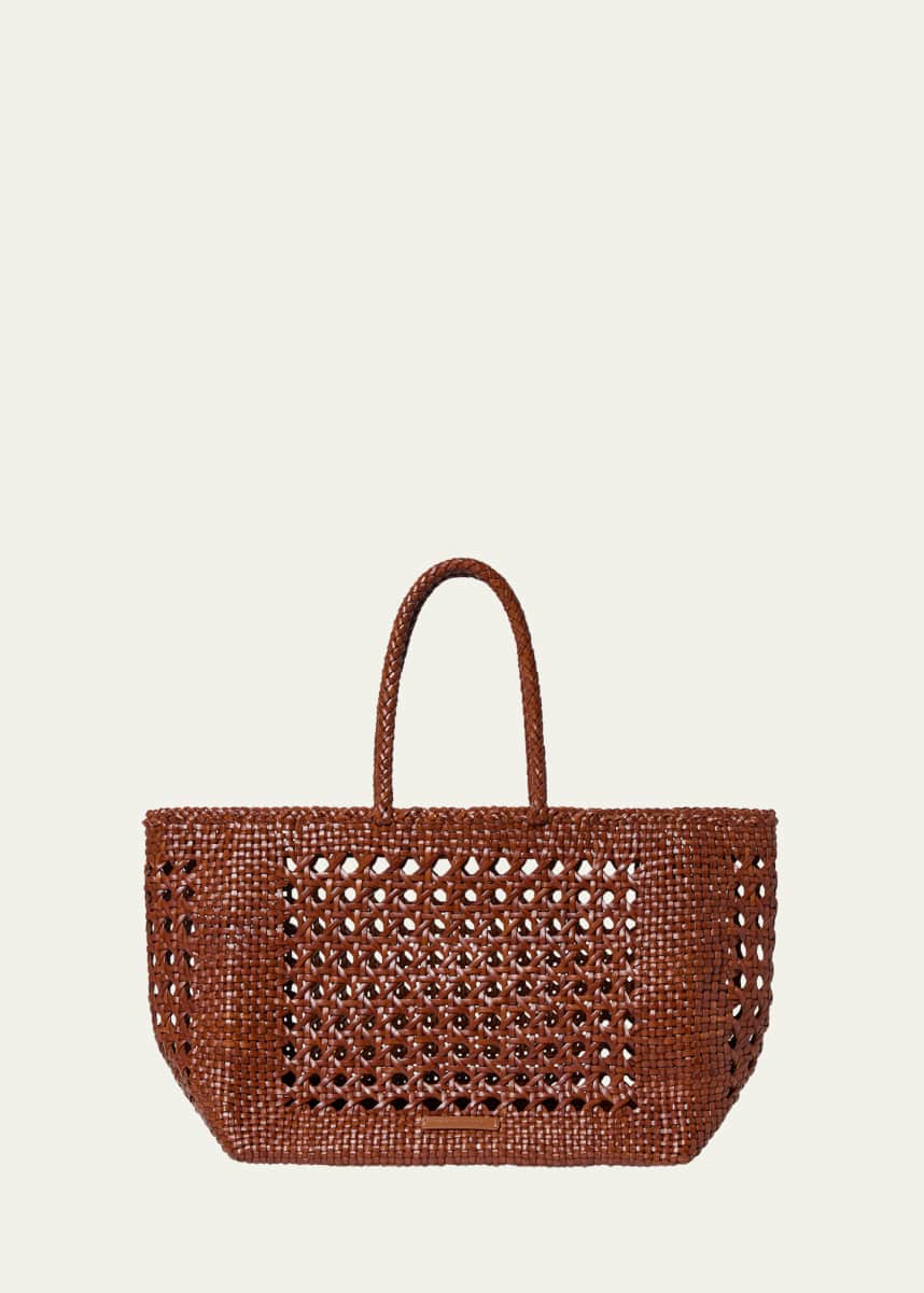 Loeffler Randall Klara Woven Leather Tote Bag