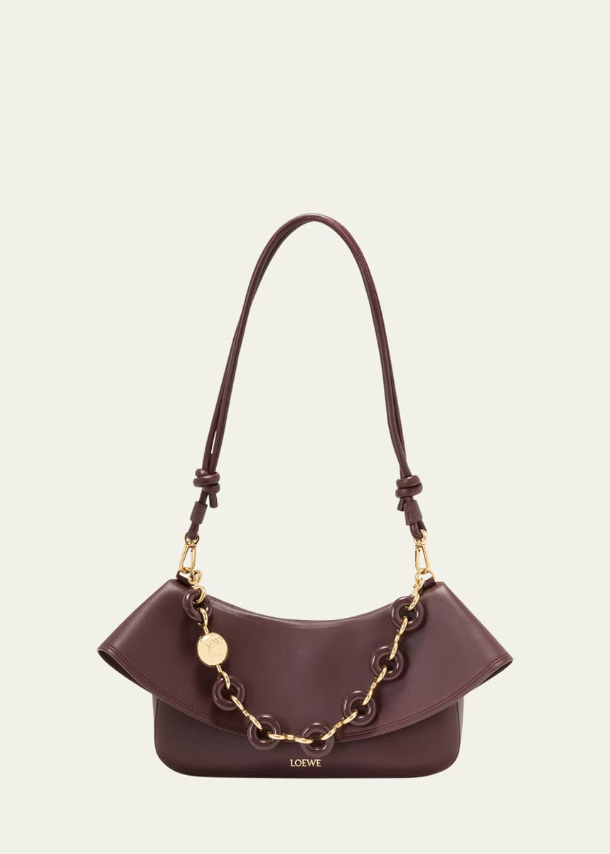 Loewe Ola Medium Shoulder Bag in Calfskin Leather