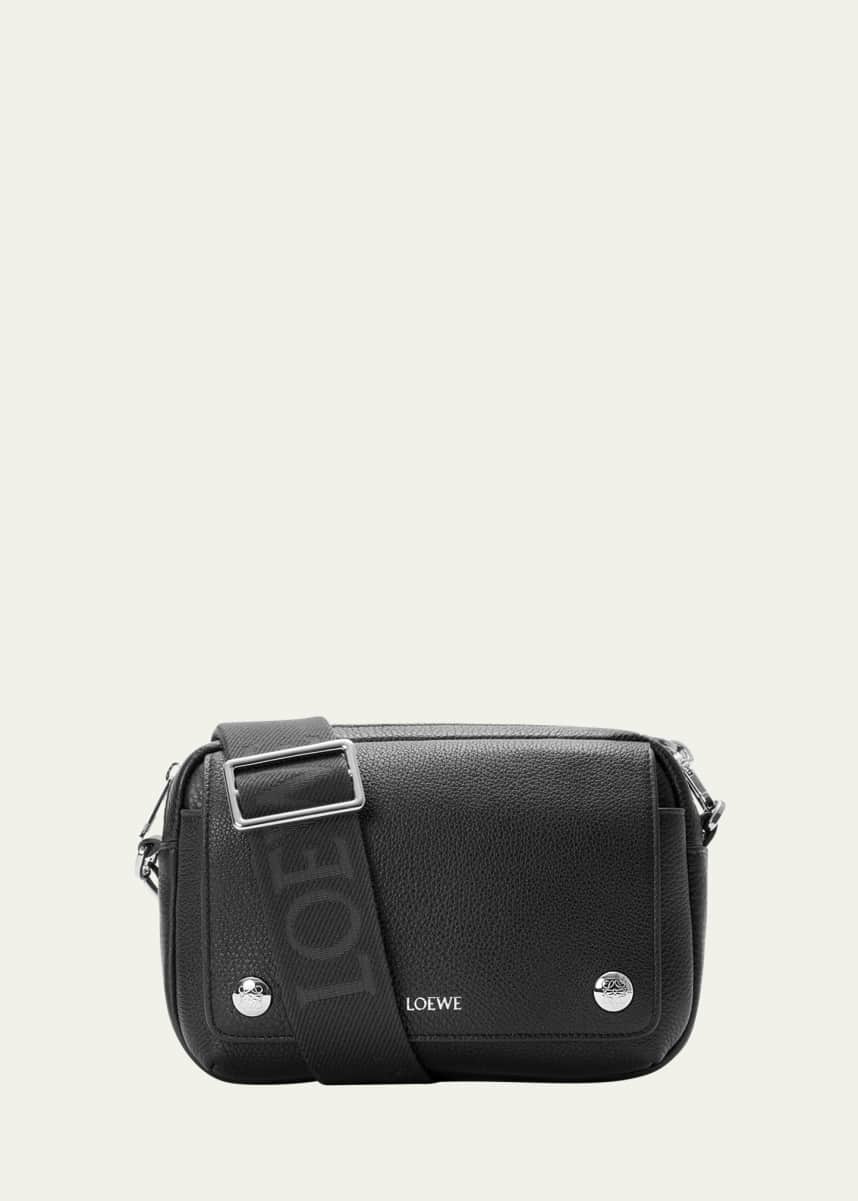 Loewe Men's Pebble Leather Camera Bag