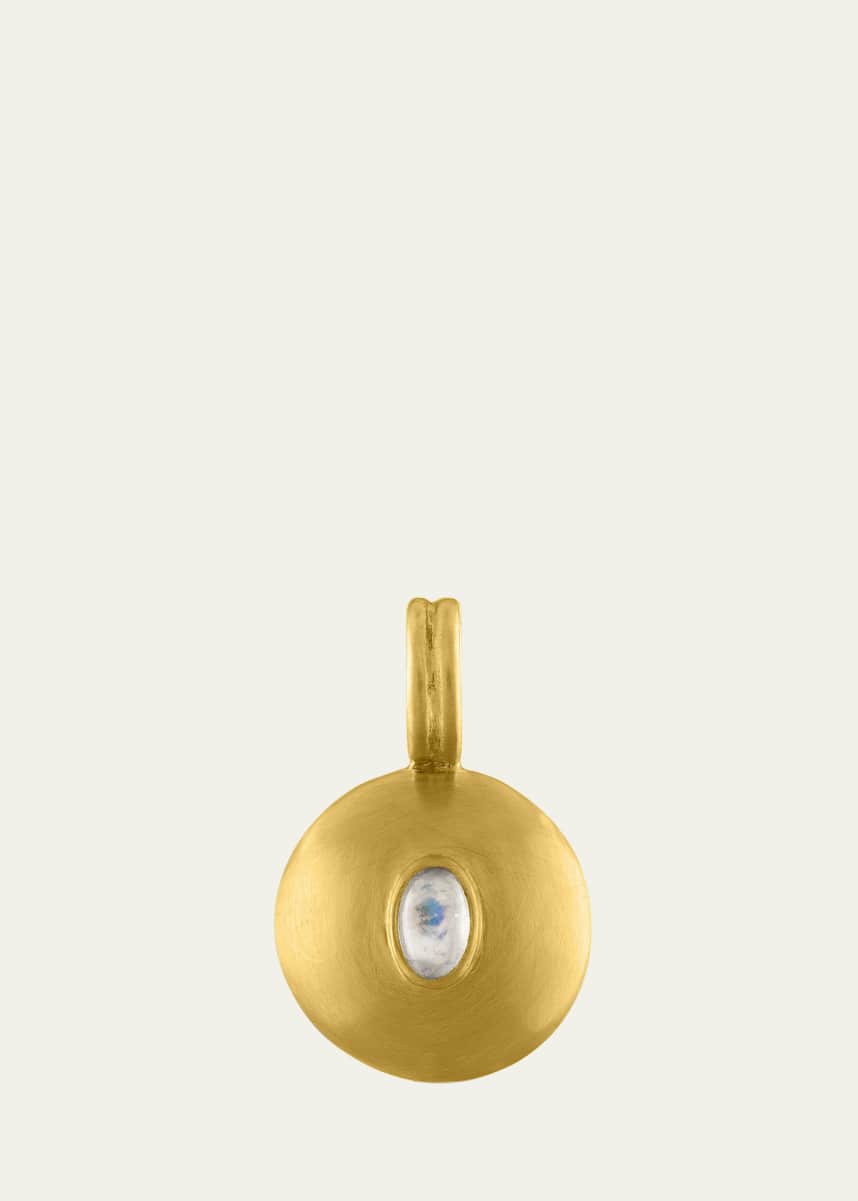Prounis Jewelry Small Moonstone Bulla Pendant