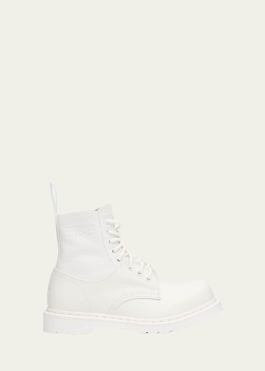 MM6 Maison Margiela x Dr. Martens 1460 Twisted and Reimagined Leather Combat Boots