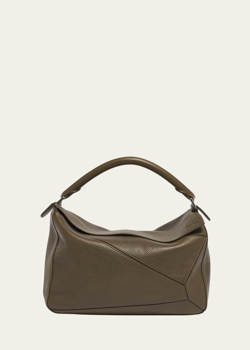 Loewe Men's Large Leather Puzzle Crossbody Bag