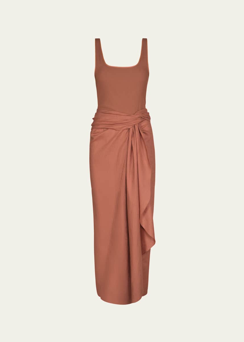 Johanna Ortiz Encanto Pacifico Sleeveless Ankle Dress