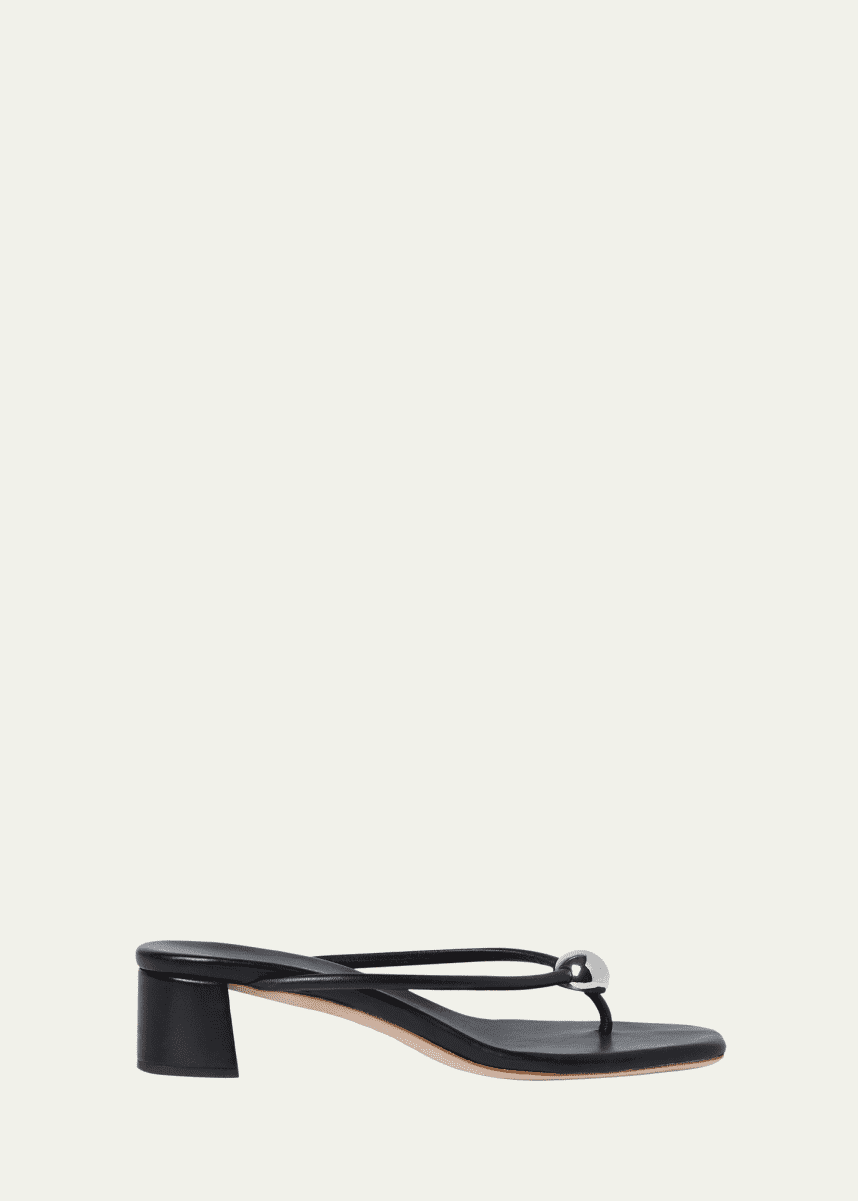 Loeffler Randall Odessa Leather Heeled Mules