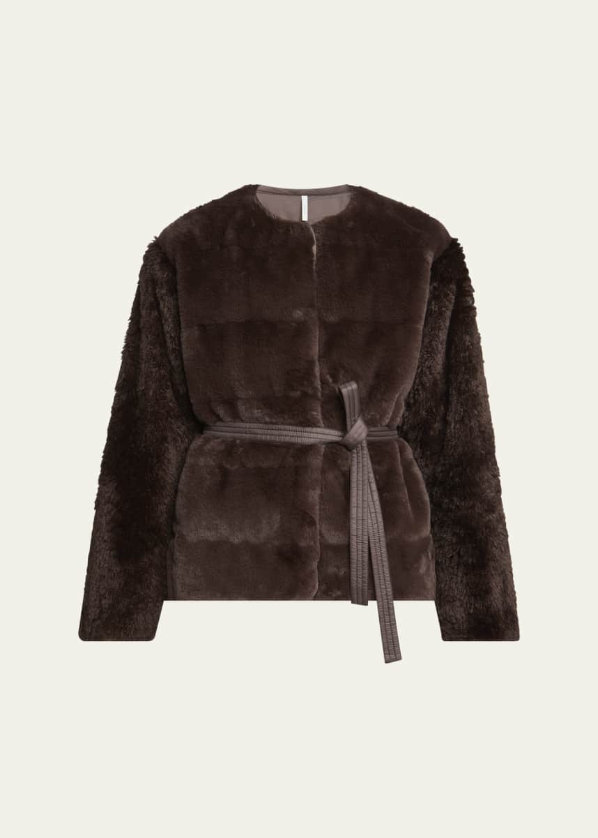 Moncler Jouillat Faux Fur Jacket